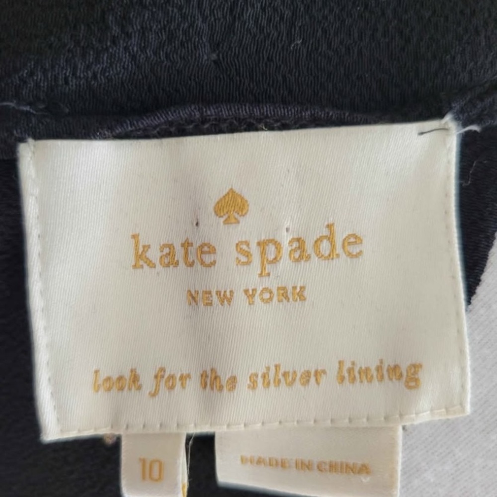 Kate Spade Elegant Black Midi Dress - Picture 7 of 8